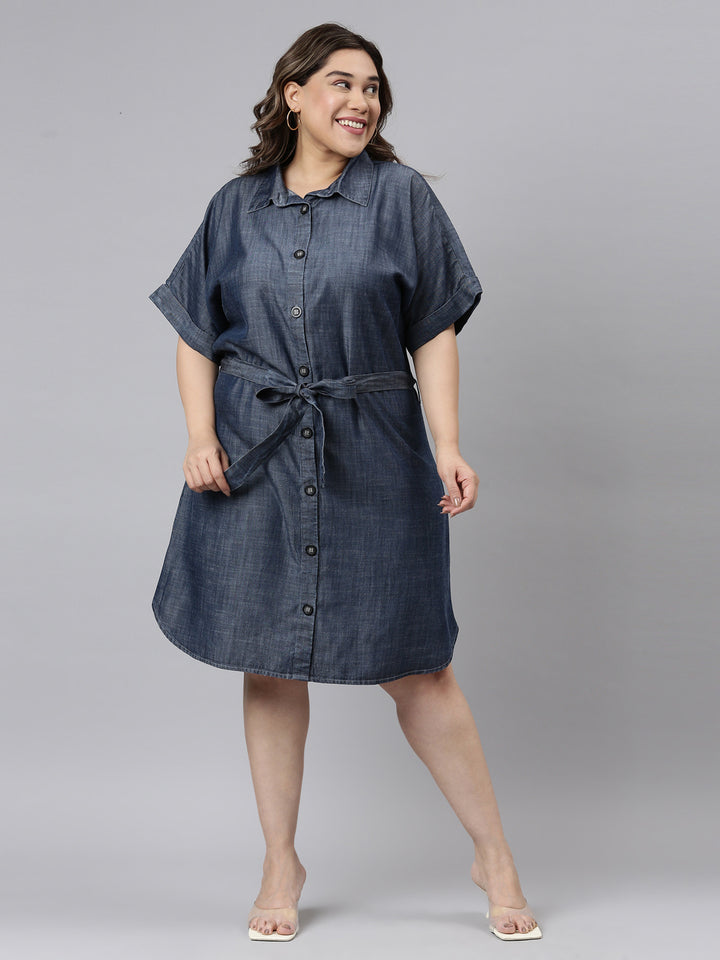 Denim Shirt Dress