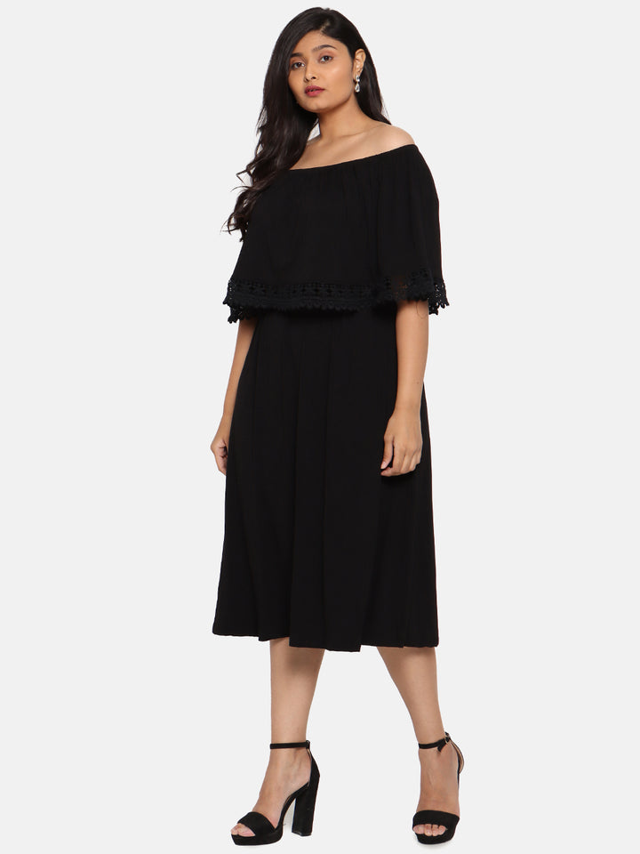 Black Off Shoulder Dress