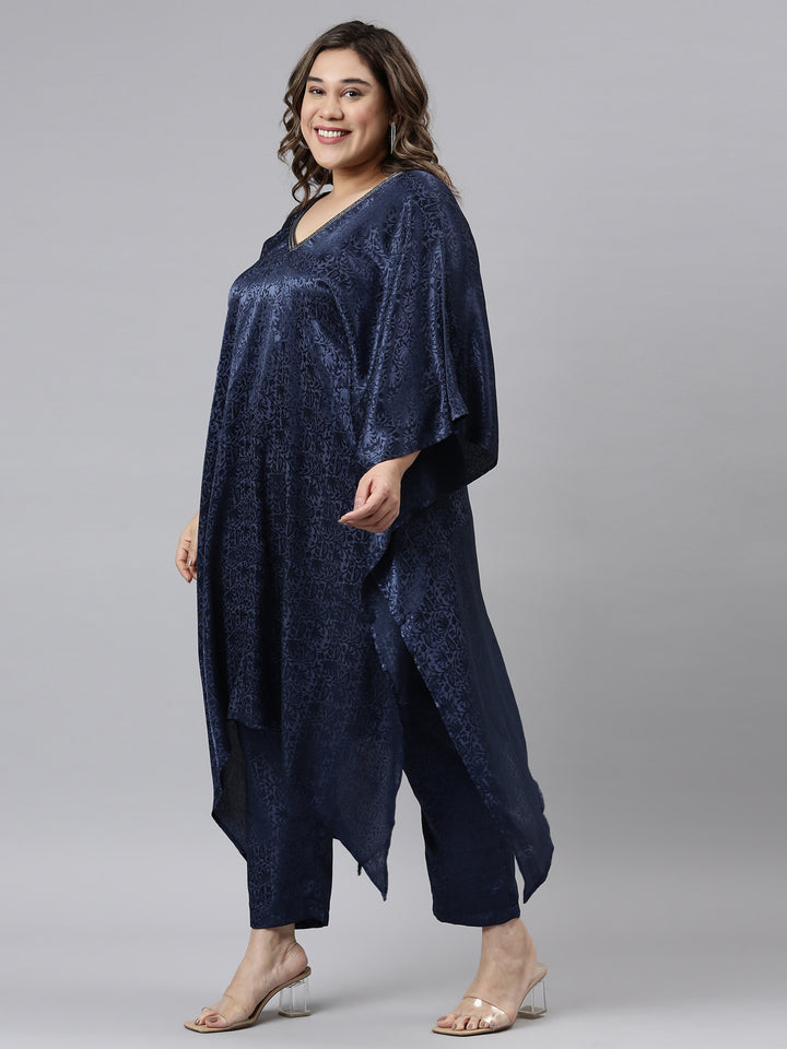 JACQUARD NAVY TUNIC