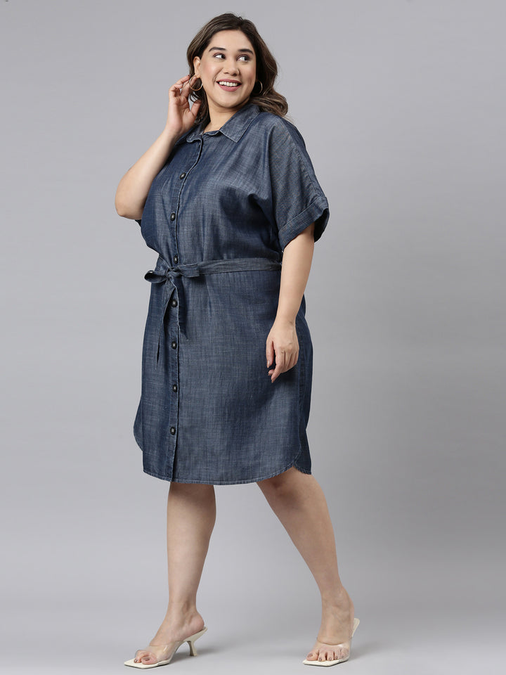 Denim Shirt Dress