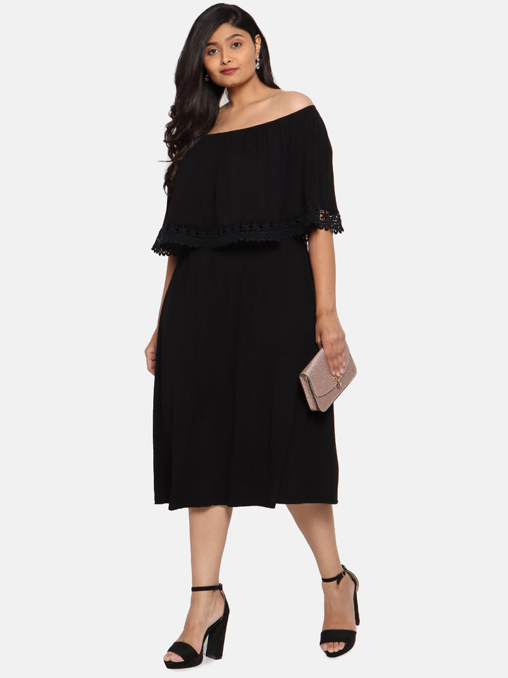 Black Off Shoulder Dress