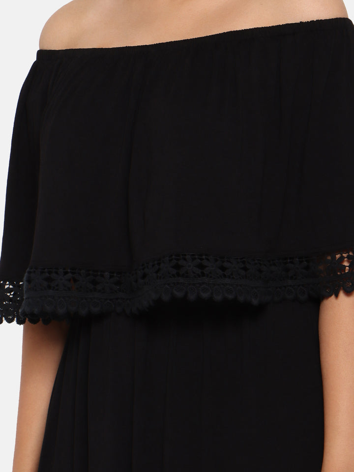 Black Off Shoulder Dress