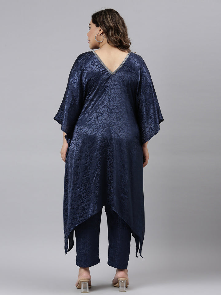 JACQUARD NAVY TUNIC