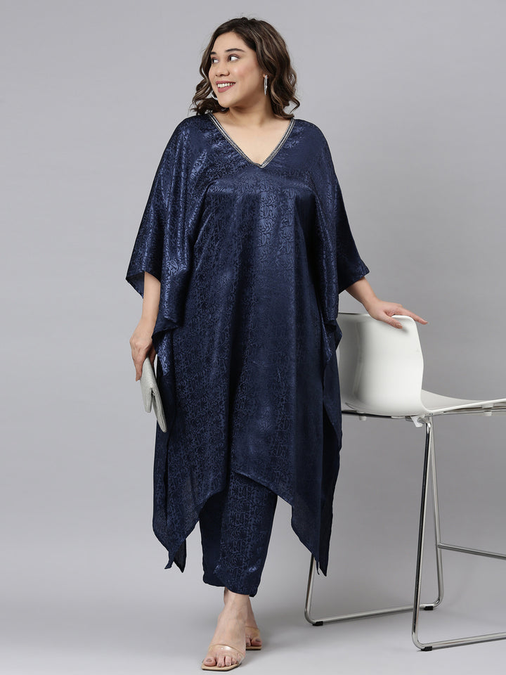 JACQUARD NAVY TUNIC