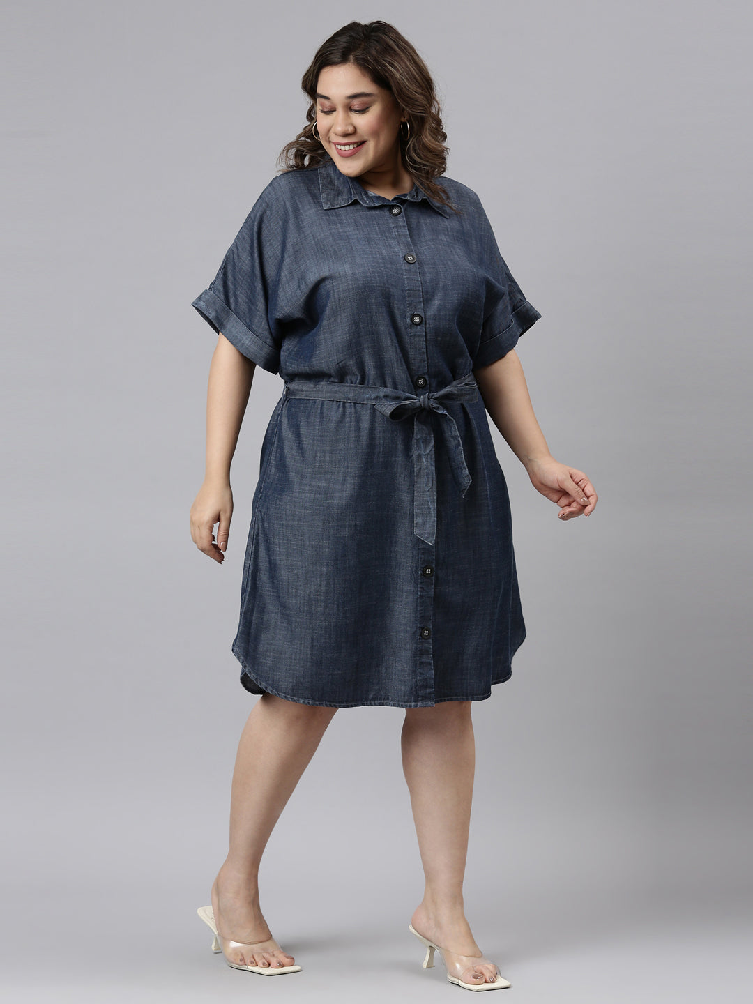 Denim Shirt Dress