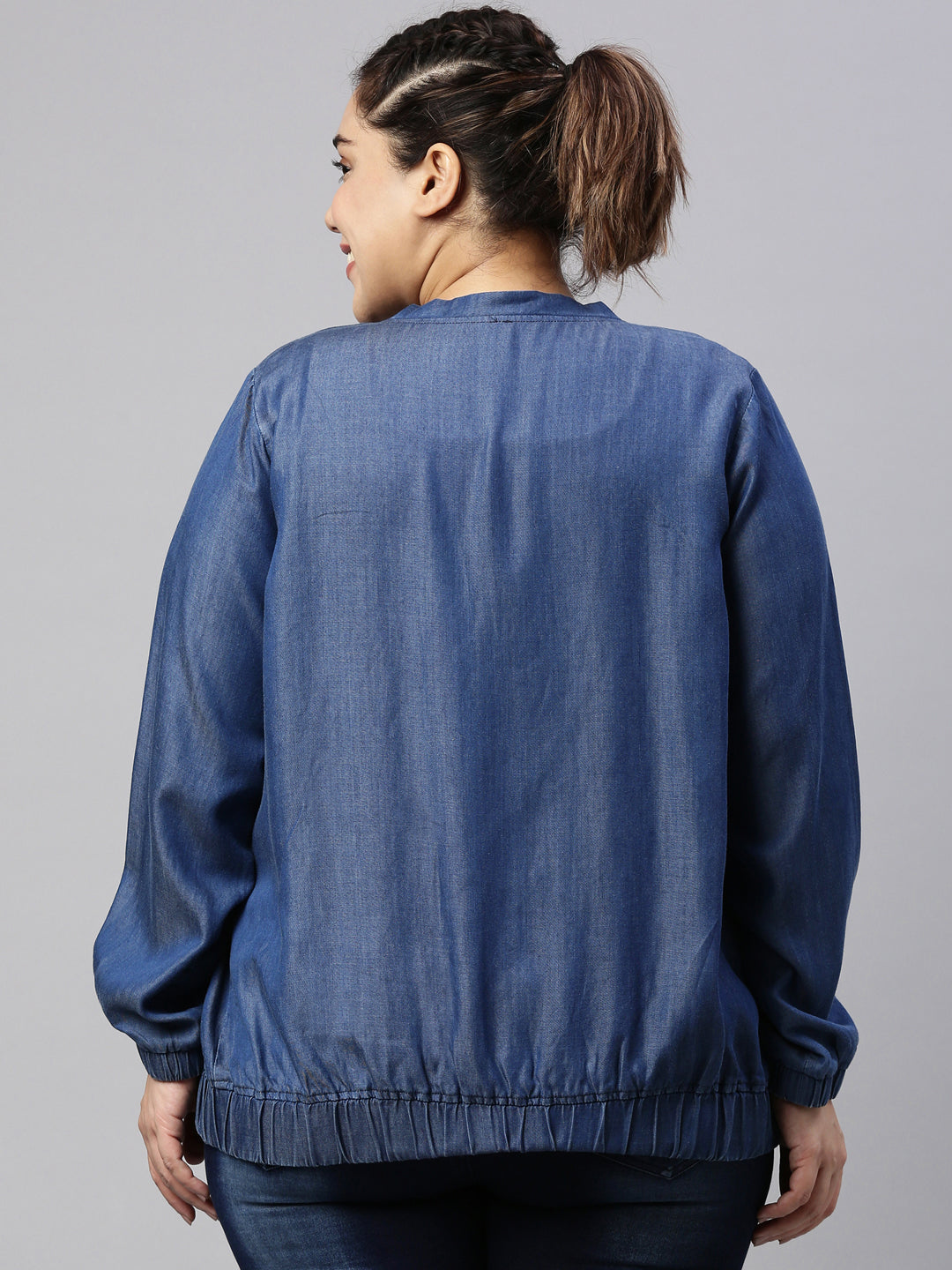Denim Bomber Jacket
